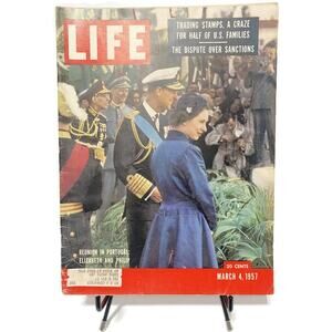 Life Magazine March 4 1957 Elizabeth and Philip Have a Reunion in Portugal